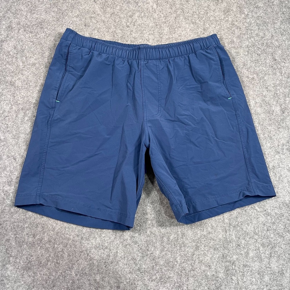 Myles Navy Blue Make Moves Lined‎ Activewear Athletic Shorts Men's Size Large